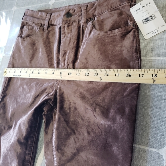 NWT Free People Velvet Crop Flare, Size 29 - Picture 14 of 16